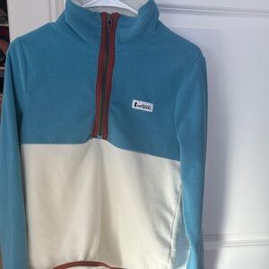 Cotopaxi Blue and White Fleece Jacket